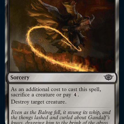 balrog card mtg Cirith Ungol - The Selector(.legalities MTGNexus - The Balrog, Durin's