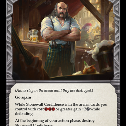 Stonewall Confidence (Blue) [BVO022-C] (Bravo Hero Deck)  1st Edition Normal