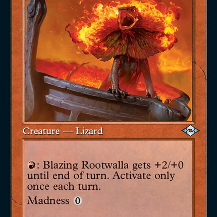 Blazing Rootwalla (Retro Foil Etched) [Modern Horizons 2]