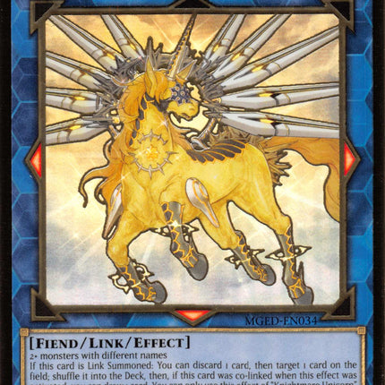 Knightmare Unicorn [MGED-EN034] Gold Rare