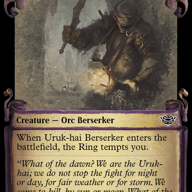 Uruk-hai Berserker [The Lord of the Rings: Tales of Middle-Earth Showcase Scrolls]