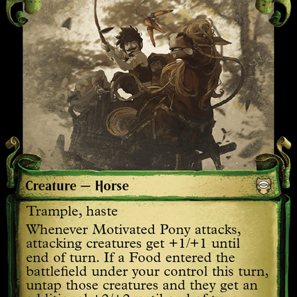 Motivated Pony [The Lord of the Rings: Tales of Middle-Earth Commander Showcase Scrolls]