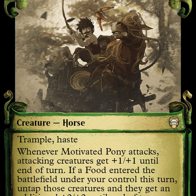 Motivated Pony [The Lord of the Rings: Tales of Middle-Earth Commander Showcase Scrolls]