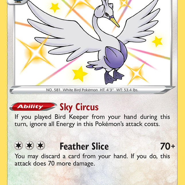 Swanna (SV096/SV122) [Sword & Shield: Shining Fates]