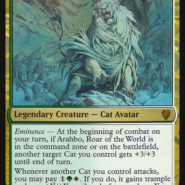Arahbo, Roar of the World (Oversized) [Commander 2017 Oversized]