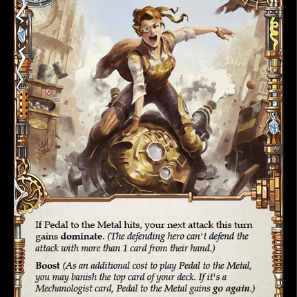 Pedal to the Metal (Blue) [U-ARC013] (Arcane Rising Unlimited)  Unlimited Rainbow Foil