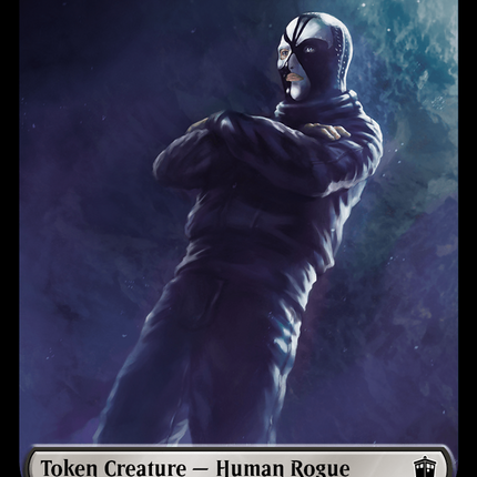 Human Rogue // Clue (0021) Double-Sided Token [Doctor Who Tokens]