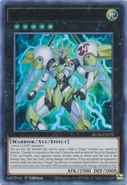 Number S39: Utopia the Lightning [BLAR-EN070] Ultra Rare