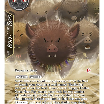 Hoelle Pig Squadron (Full Art) (WOM-030) [Winds of the Ominous Moon]