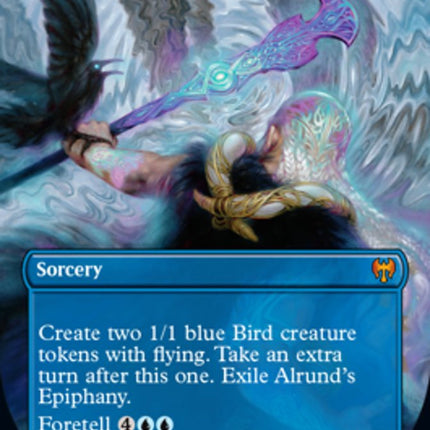 Alrund's Epiphany (Borderless Alternate Art) [Kaldheim]