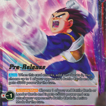Vegeta, Elite Unison (BT10-005) [Rise of the Unison Warrior Prerelease Promos]