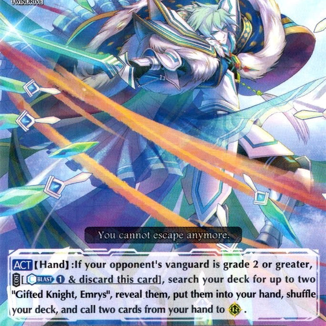 Gifted Knight, Emrys (V-BT03/026EN) [Miyaji Academy CF Club]
