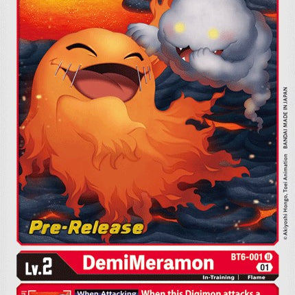 DemiMeramon [BT6-001] [Double Diamond Pre-Release Cards]