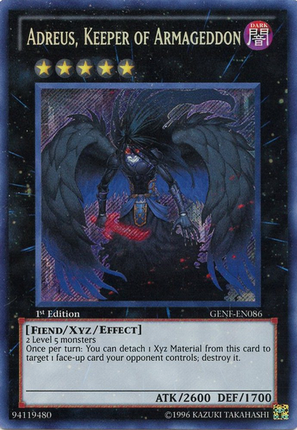 Adreus, Keeper of Armageddon [GENF-EN086] Secret Rare