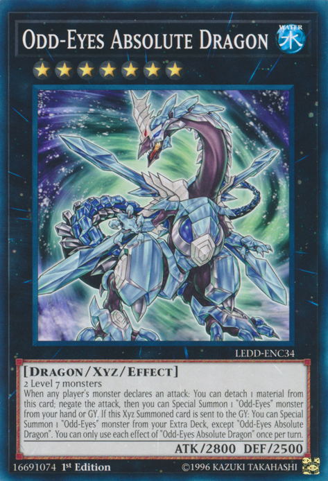 level 7 xyz monsters Odd-Eyes Absolute Dragon [LEDD-ENC34] Common – TokenMTG