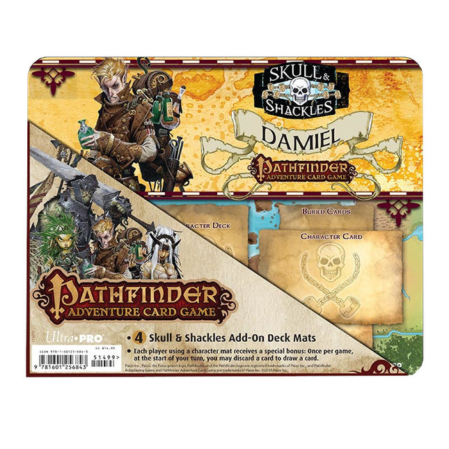 Ultra PRO: Playmat - Pathfinder (4 Skull & Shackles Expansion add-on Deck Mats)