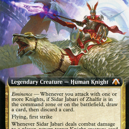 Sidar Jabari of Zhalfir (Extended Art) [March of the Machine Commander]