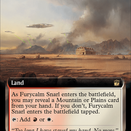 Furycalm Snarl (Extended Art) (Surge Foil) [Doctor Who]