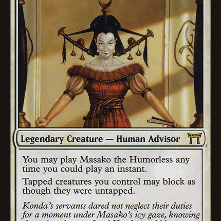 Masako the Humorless [Champions of Kamigawa]