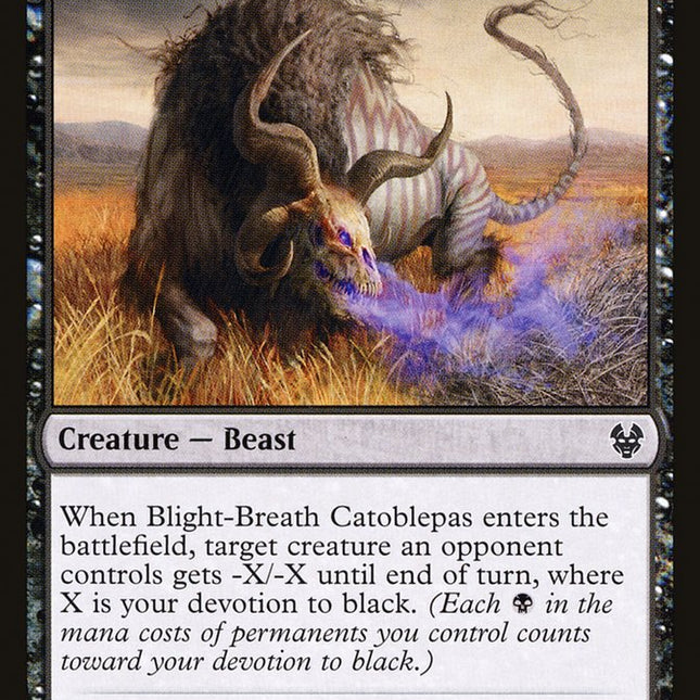 Blight-Breath Catoblepas [Theros Beyond Death]