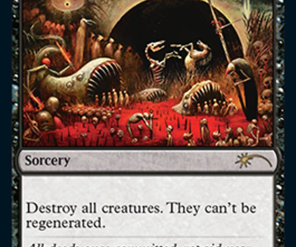 damnation mtg card Altered Art Hand Painted Altered Art MTG Card Damnation Damnation - MTG Proxy Masters