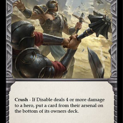 Disable (Red) [U-WTR048] (Welcome to Rathe Unlimited)  Unlimited Rainbow Foil