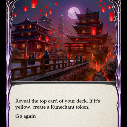 Sky Fire Lanterns (Yellow) [DYN189] (Dynasty)  Rainbow Foil