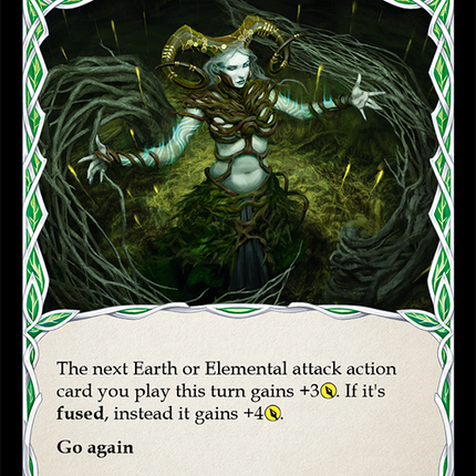 Weave Earth (Red) [ELE122] (Tales of Aria)  1st Edition Rainbow Foil