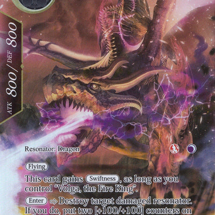 Darkest Fire Dragon (Full Art) (SDAO1-024) [Alice Origin Starter Deck]