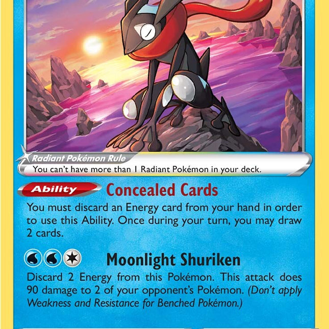 Radiant Greninja (046/189) [Sword & Shield: Astral Radiance]