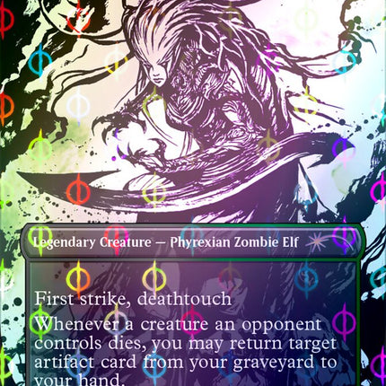 Glissa, the Traitor (Borderless Ichor Step-and-Compleat Foil) [Secret Lair Drop Series]