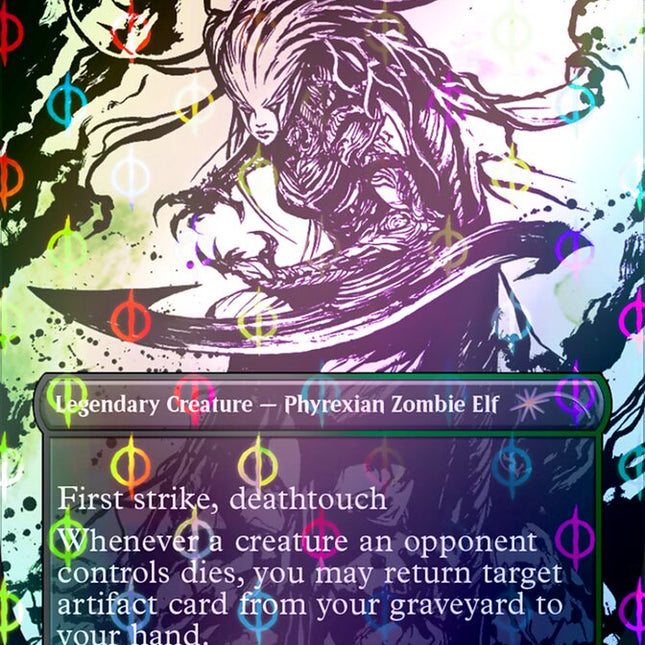 Glissa, the Traitor (Borderless Ichor Step-and-Compleat Foil) [Secret Lair Drop Series]