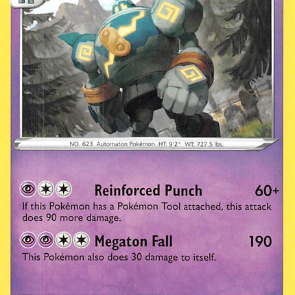 golurk pokemon card 2015 Pokmon TCG #41/98 RarityUncommon Hit Points160 HP Fighting Iron Defense Flip a coin Golurk V Alternate Art Custom