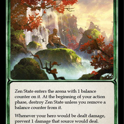 Zen State [CRU075] (Crucible of War)  1st Edition Rainbow Foil