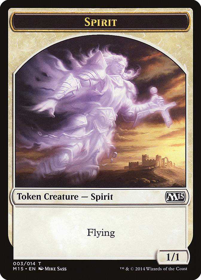Spirit Token [Magic 2015 Tokens] – TokenMTG