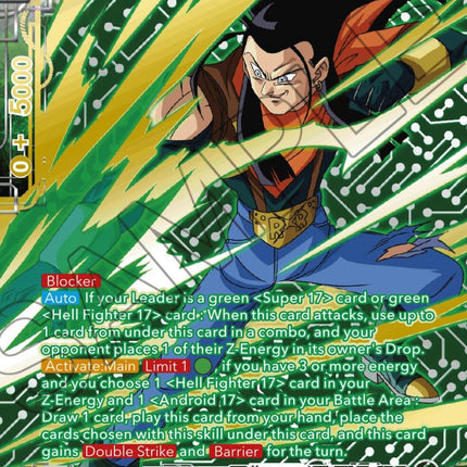 Super 17, Hell's Avenger (Gold-Stamped) (BT20-074) [Power Absorbed]