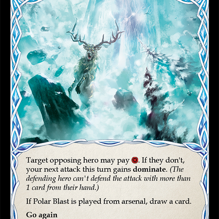 Polar Blast (Blue) [ELE168] (Tales of Aria)  1st Edition Normal