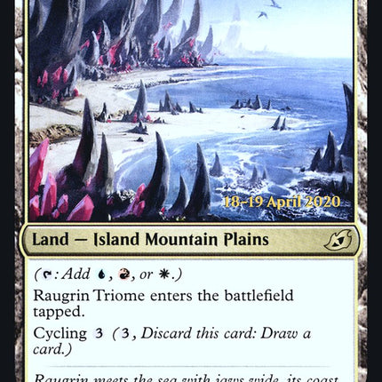 Raugrin Triome [Ikoria: Lair of Behemoths Prerelease Promos]