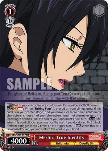 Merlin: True Identity (Foil) [The Seven Deadly Sins: Revival of The Co –  TokenMTG