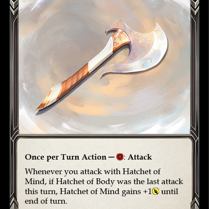 Hatchet of Mind [LGS050] (Promo)  Cold Foil