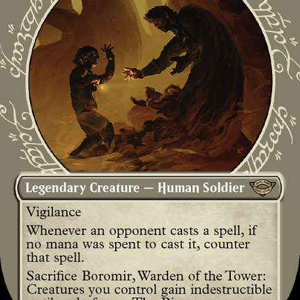 Boromir, Warden of the Tower (Showcase Ring Frame) [The Lord of the Rings: Tales of Middle-Earth]