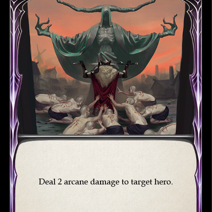 Vexing Malice (Yellow) [U-MON233-RF] (Monarch Unlimited)  Unlimited Rainbow Foil
