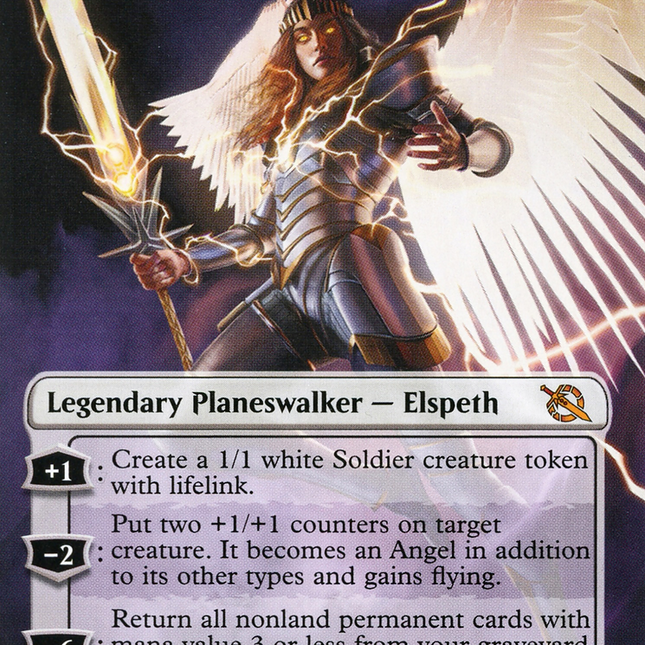 Archangel Elspeth (Borderless Alternate Art) [March of the Machine]
