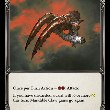 Mandible Claw [CRU004] (Crucible of War)  1st Edition Normal