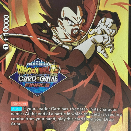 King Vegeta, Commanding Support (Championship Pack 2021 Vault Set) (P-355) [Tournament Promotion Cards]