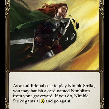 Nimble Strike (Red) [WTR185-C] (Welcome to Rathe)  Alpha Print Normal