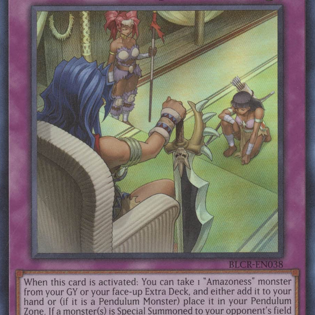 Amazoness Hall [BLCR-EN038] Ultra Rare