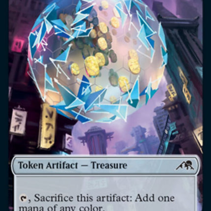 Beast // Treasure Double-Sided Token [Kamigawa: Neon Dynasty Commander Tokens]