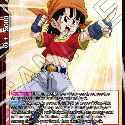 Pan, United Emotion (BT18-009) [Dawn of the Z-Legends]