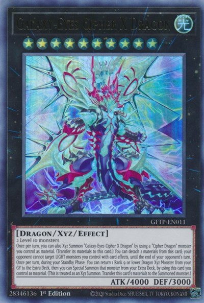Galaxy-Eyes Cipher X Dragon [GFTP-EN011] Ultra Rare – TokenMTG